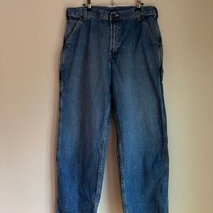 Abercrombie Men's Baggy Carpenter Jean, Very Good Condition, Size 34 R